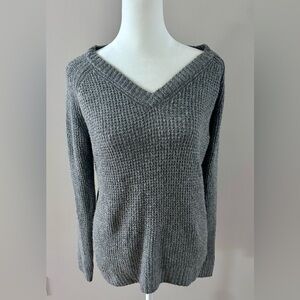 Women’s Gray Sweater , size small red